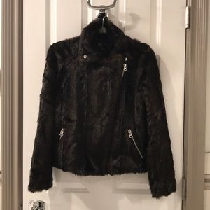 Zara, never worn, fur short jacket.